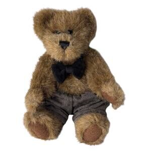 Boyds Teddy Bear 8” Matthew H 20th Anniversary Plush Toy Bow Tie Shorts 90s Vtg